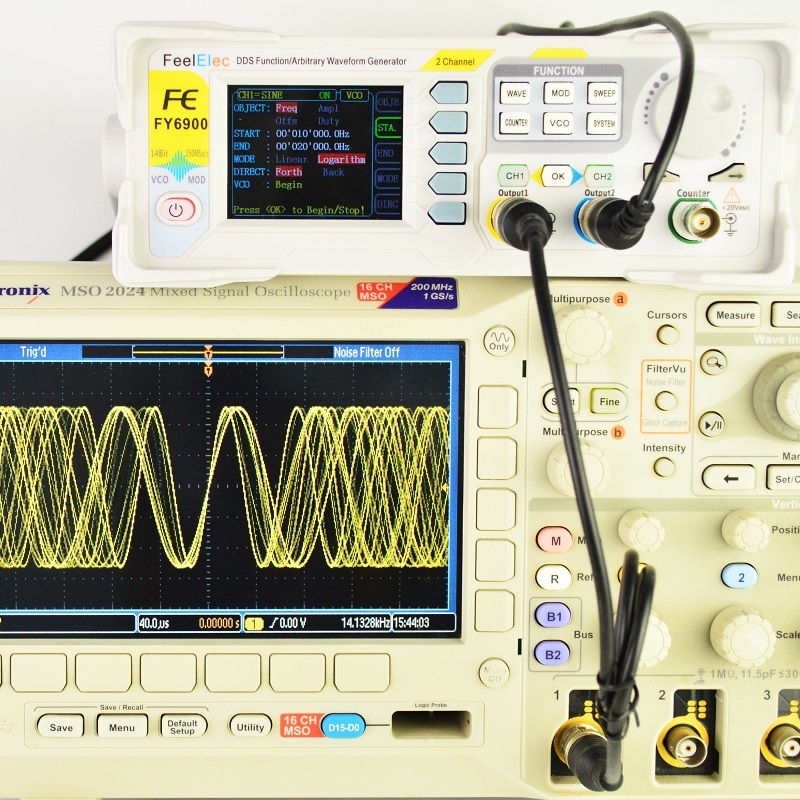 Feelelec FY6900 0-60 МГц Функц – обзор и цена Function Arbitrary Waveform Generator