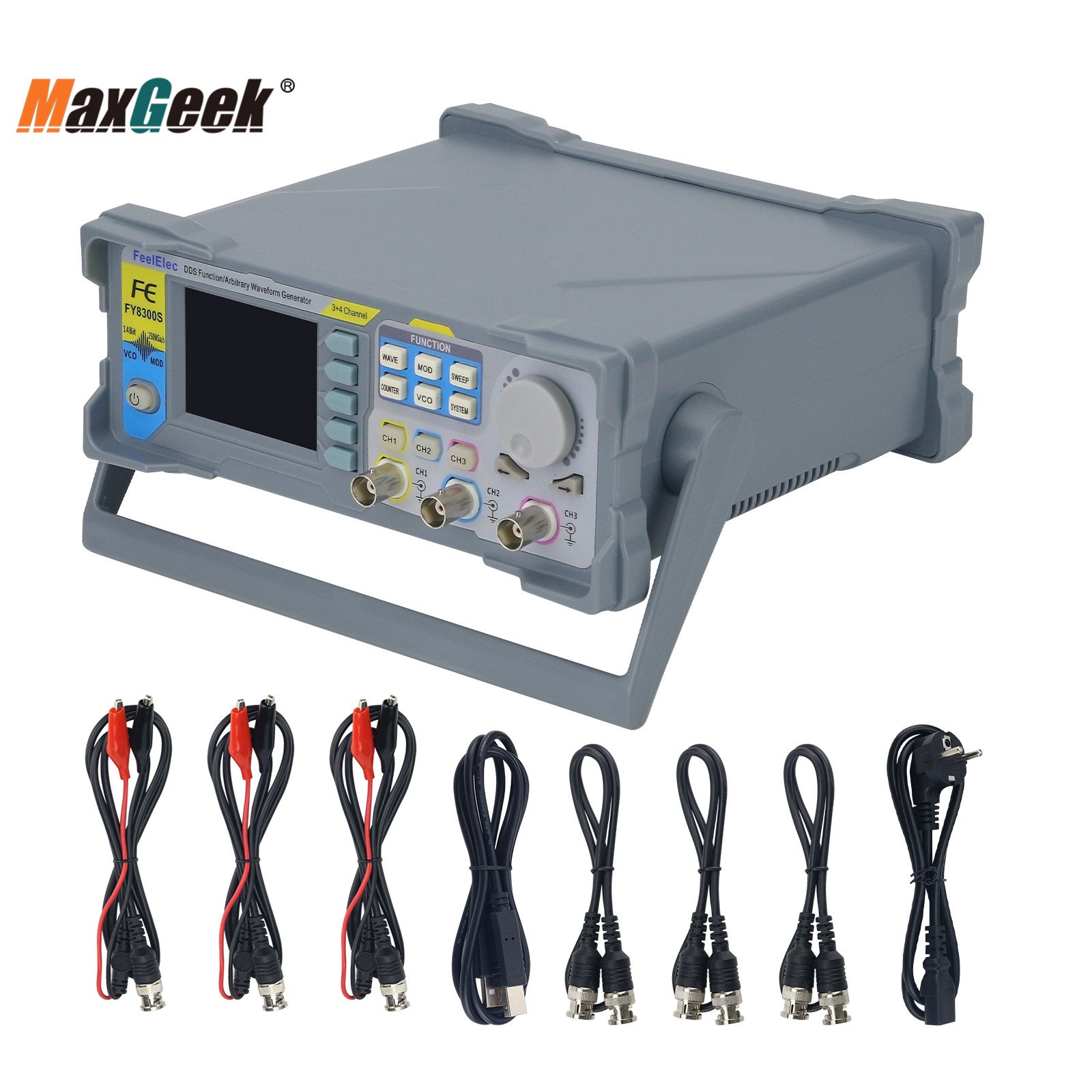 Maxgeek FY8300S-20M 20 МГц 40  – обзор и цена Function Arbitrary Waveform Generator