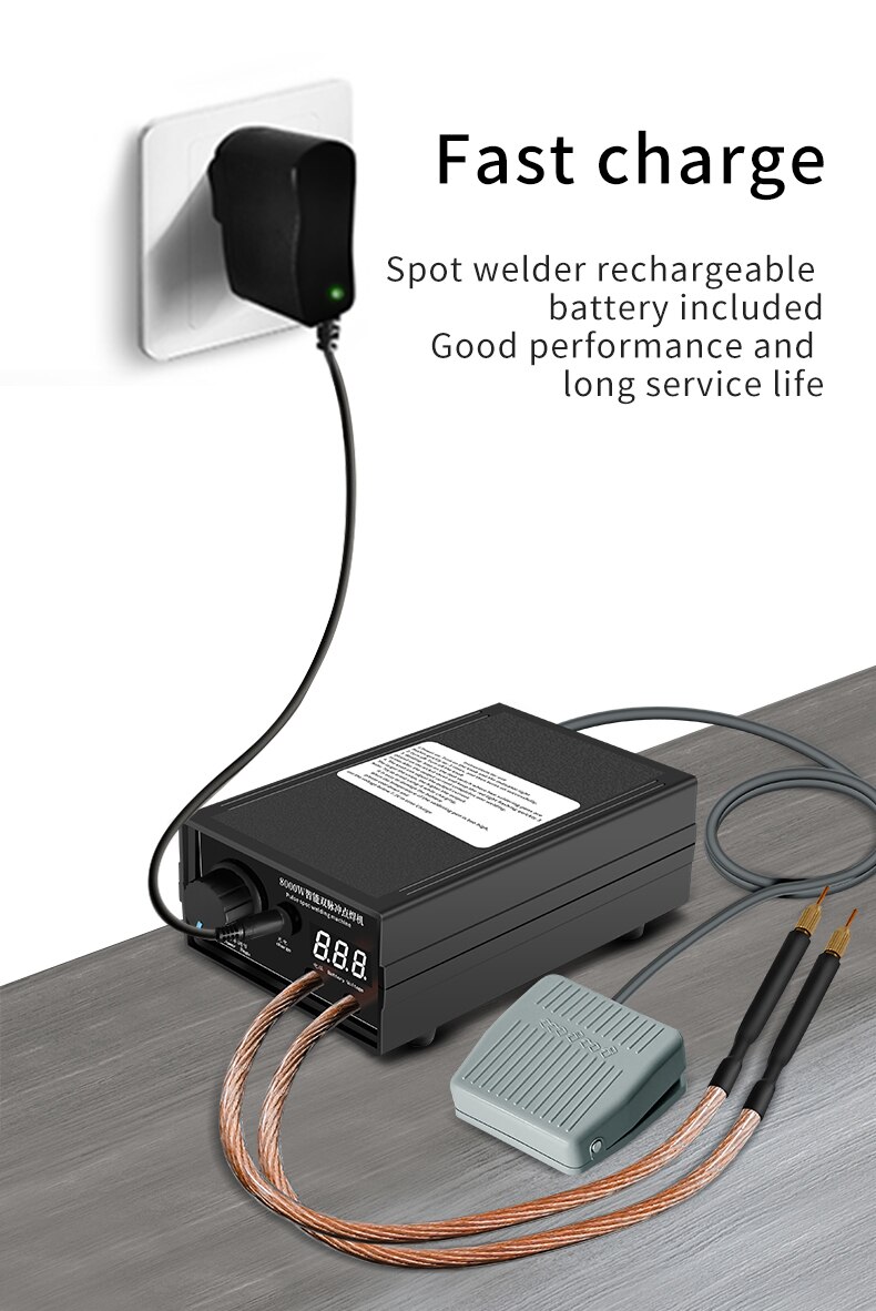 8000 Вт Мини-аппарат для точеч – обзор и цена Spot Welder 18650 Battery Pack