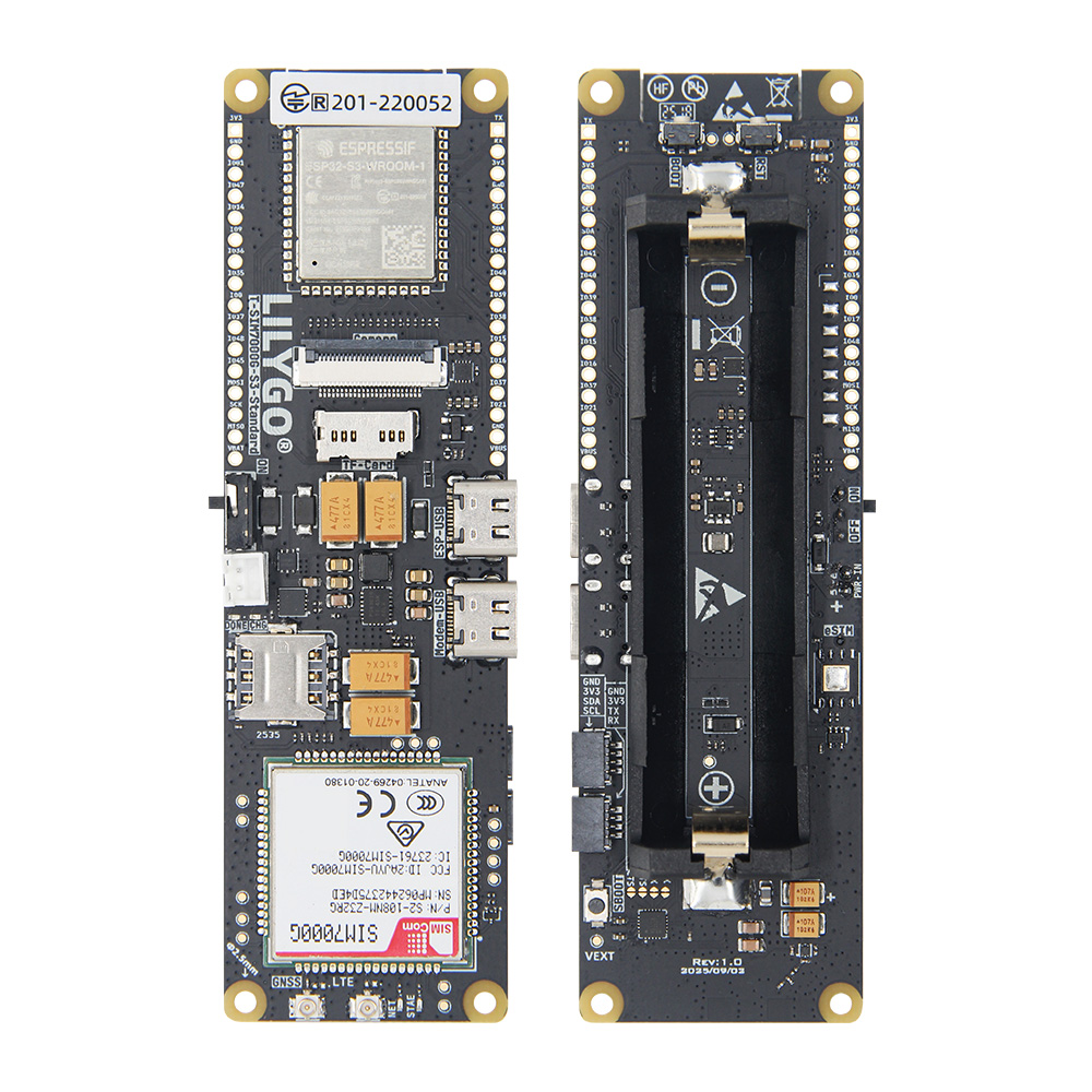 T-SIM7000G-S3-стандарт SIM7080 – обзор и цена Esp32 S3 Development Board Lot